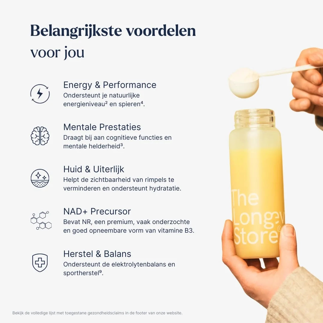 ONTDEK: 25% korting bij The Longevity Store - voor Altijd!