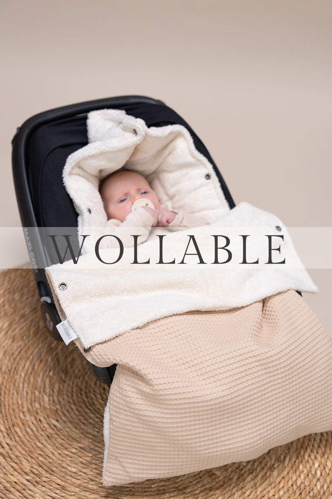DEALLY: Wollable wagenzak - exclusieve Deally Deal 10% korting