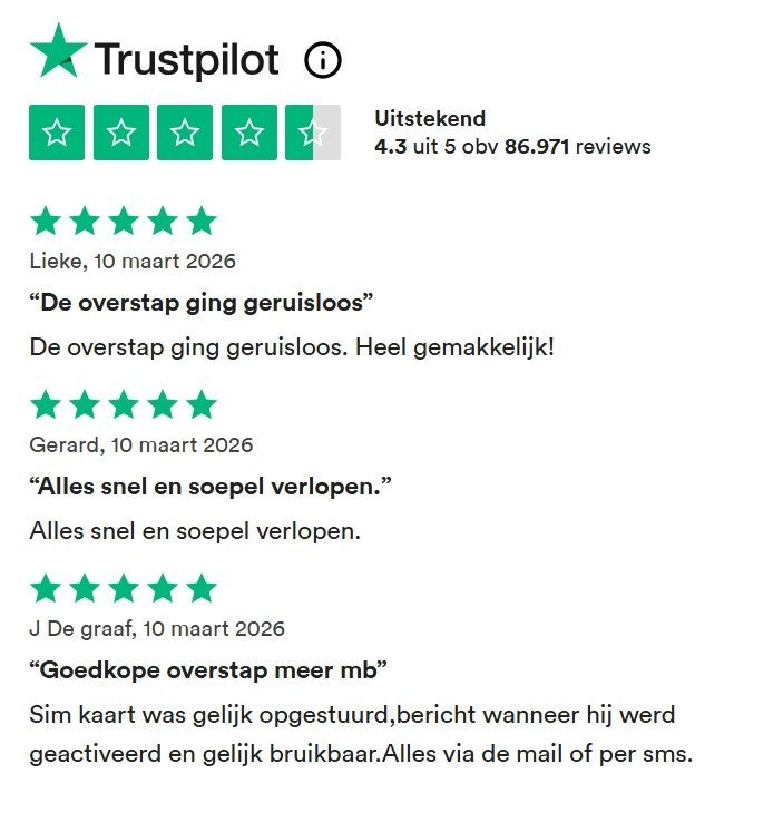 ONTDEK: Simpel - Mobiele abonnementen