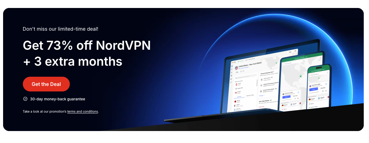 77% korting + 3 maanden extra, gratis! — met NordVPN