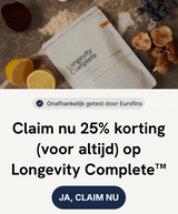 25% korting bij The Longevity Store - voor Altijd!