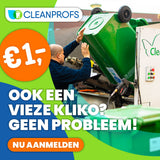 ONTDEK: Schone Kliko? Nu voor maar €1! met Cleanprofs