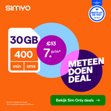 ONTDEK: Simyo -Sim only en mobiel bellen